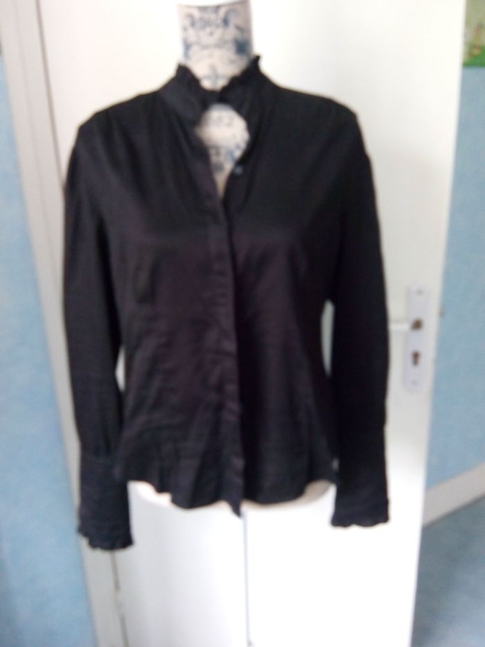 Faby27800 Chemisier femme "ANAMAR", noir T 38