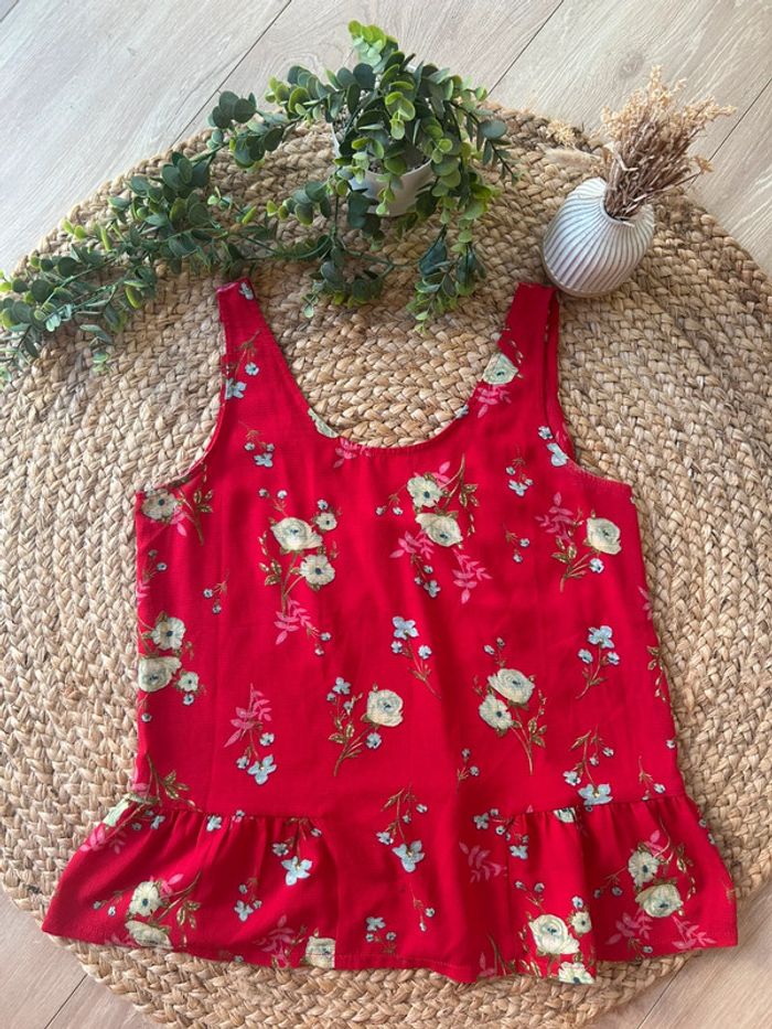 Blouse légère fleurie taille M