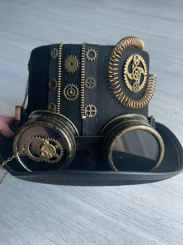 Chapeau haut de forme steampunk - photo numéro 2