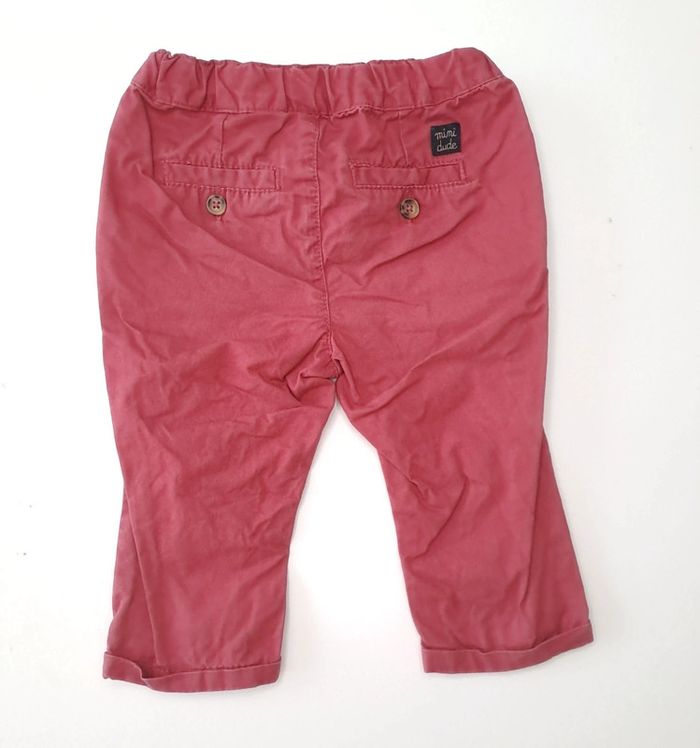 Pantalon bordeaux 12 mois - photo numéro 2