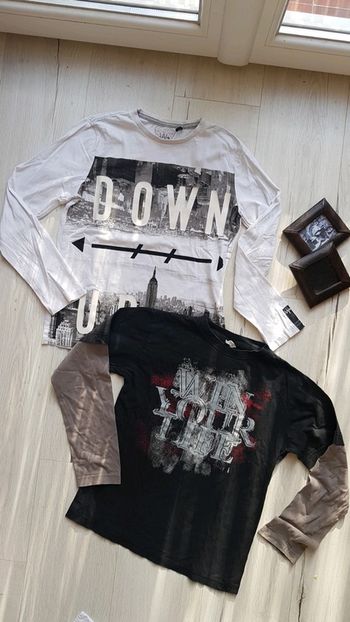 Lot de 2 teeshirts garçon 10ans ikks