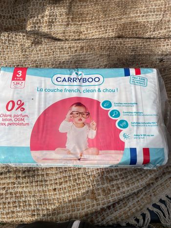 162 couches taille 3 carryboo