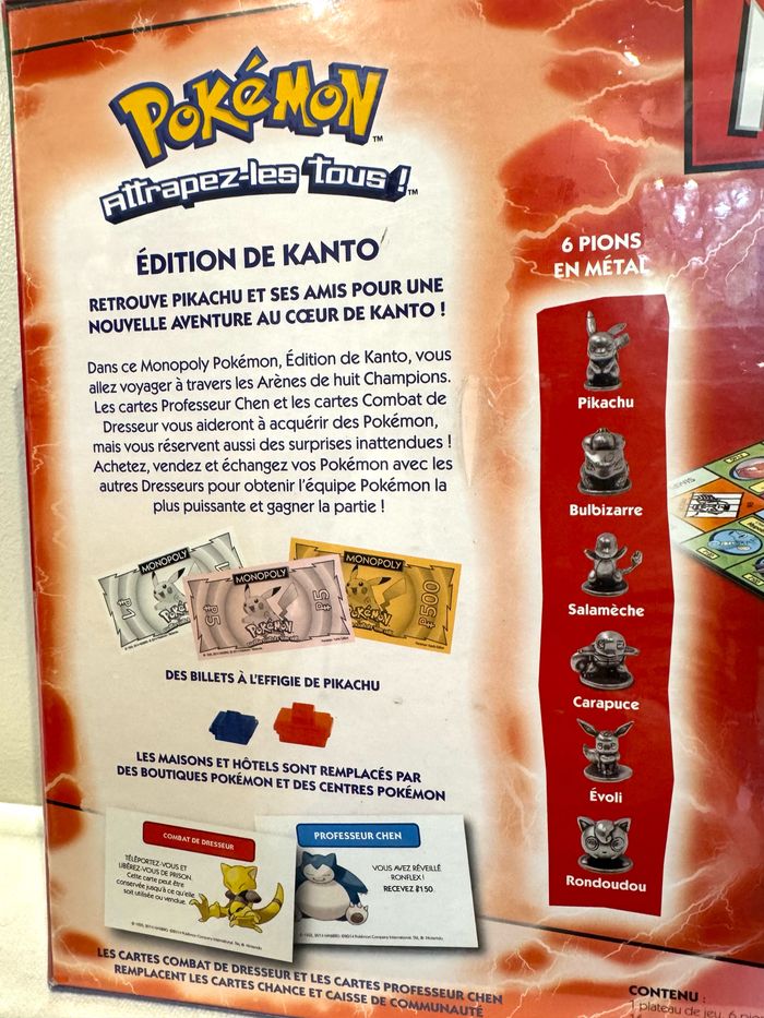 Monopoly Pokémon Attrapez-les tous + 8 ans - photo numéro 5