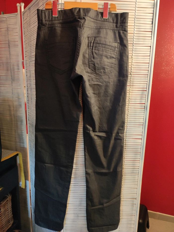 Pantalon droit rayé - photo numéro 4