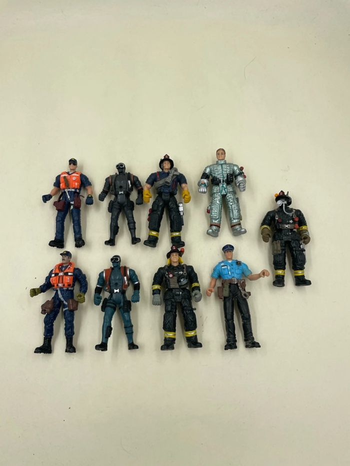 Lot de 9 figurines articulés Chap Mei 10 cm - photo numéro 3