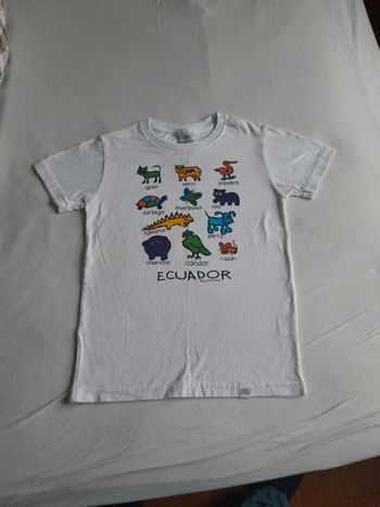 T-shirt enfant Équateur animaux neuf jamais porté