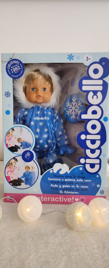 Poupée Cicciobello “Marche dans la Neige" neuve