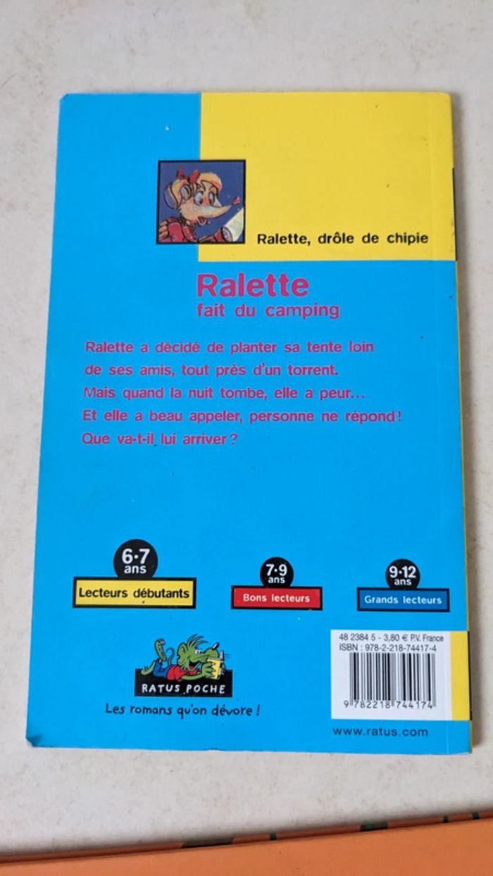 Lot de 2 livres 6-7 ans ralette fait du camping - photo numéro 3
