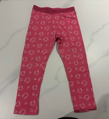 Legging casque/musique rose/blanc Lupilu 98/104cm