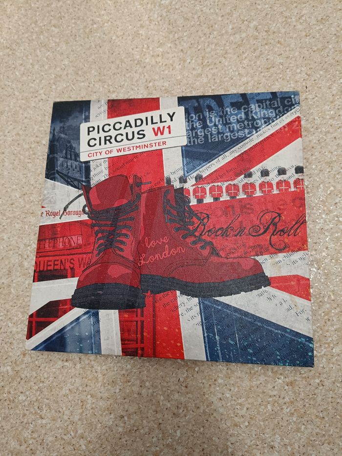 Tableau Déco Toile "London Calling" - Style Pop Art / Vintage