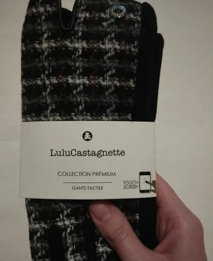 💐Gants Tactile Lulu Castagnettes Taille L/40💐 - photo numéro 2