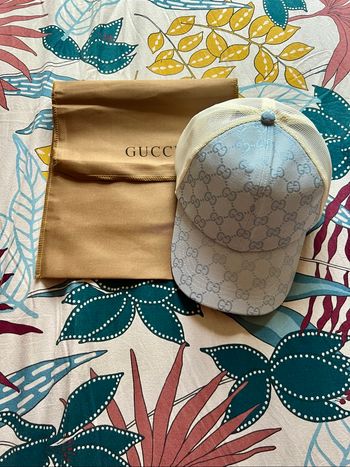 Casquette Gucci bleu