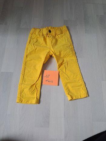 Pantalon jaune 18 mois