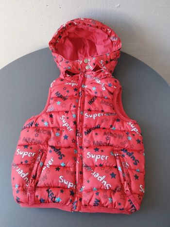 Doudoune sans manche garçon taille 6 mois