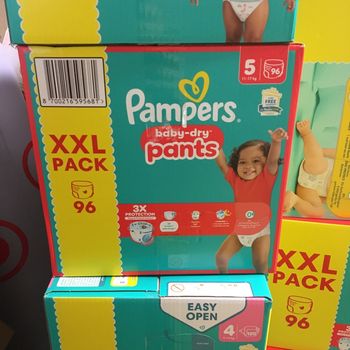 96 couches Pampers baby dry pants taille 5