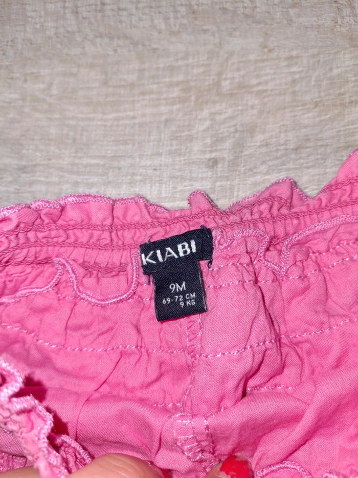 Short rose fille 9 mois - photo numéro 2