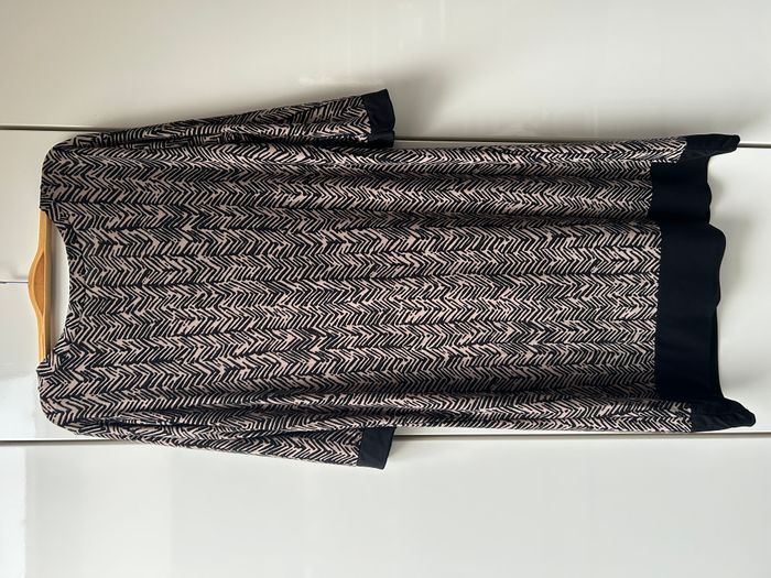 Robe beige et noire - Taille Unique (L) - photo numéro 3