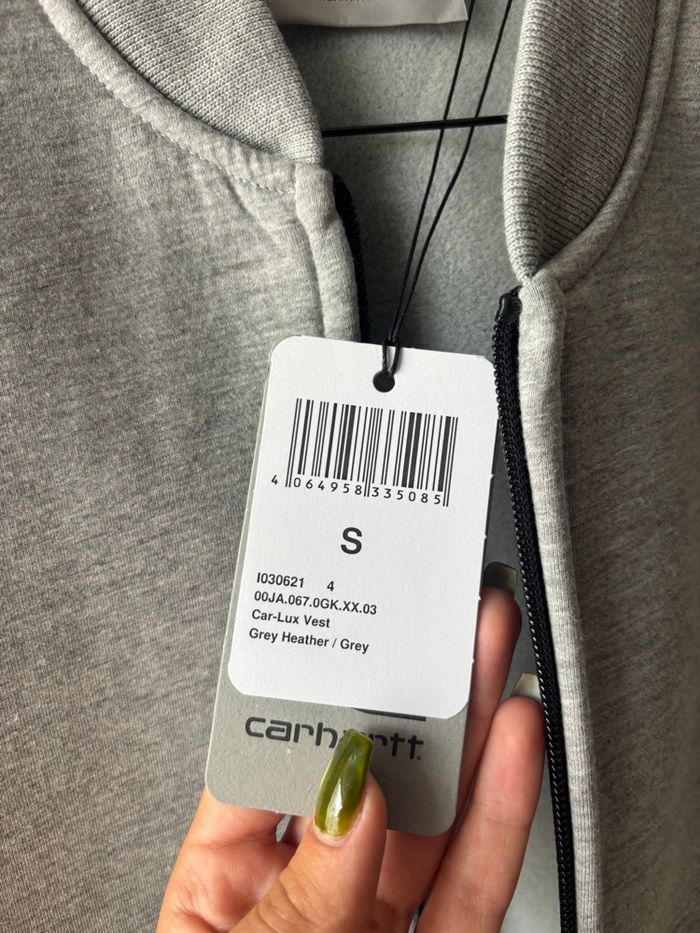 Gilet sans manches Carhartt WIP Car-Lux gris – Taille S (neuf avec étiquette) - photo numéro 8