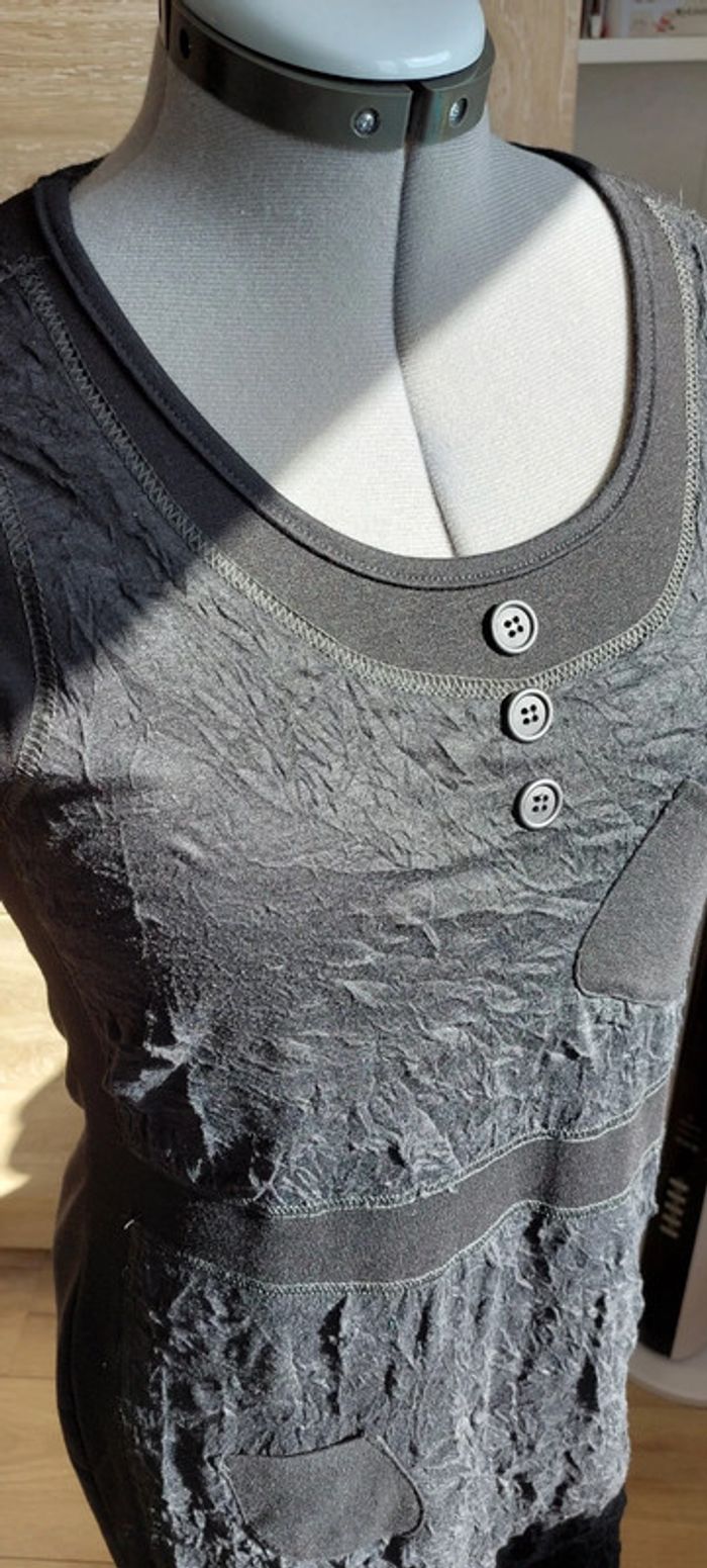 Robe noire sans manches Kiabi - photo numéro 2