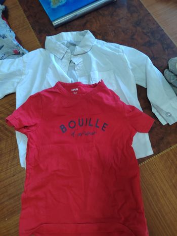 Lot chemise et t shirt