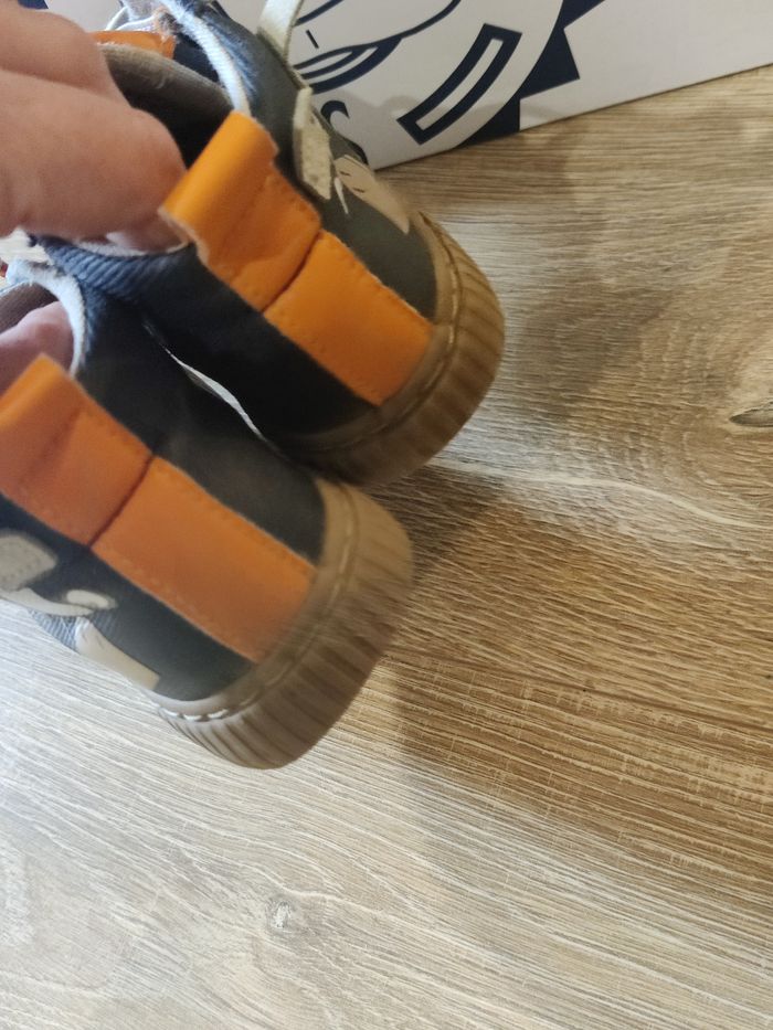 Baskets chaussures montantes à lacets élastiques Buggy marine Taille 25 - photo numéro 7