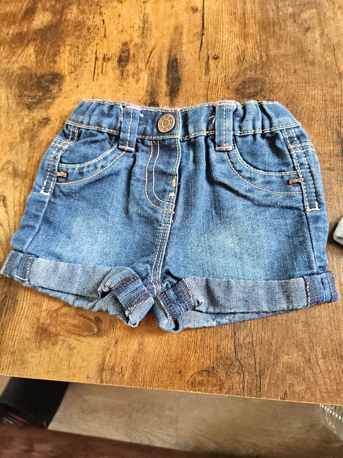 Lot de 2 short en jean - photo numéro 2