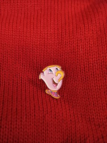 Pins Zip de la belle et la bete en metal