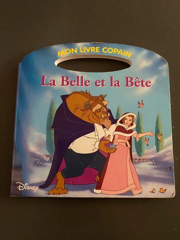 Mon livre copain la belle et la bête princesse beauty beast disney hachette carton
