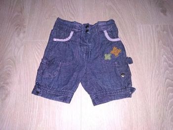 Short en jean fille Pikouic 9 mois