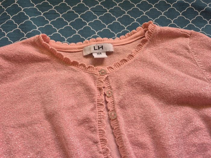 Boléro/gilet court pailleté - photo numéro 2