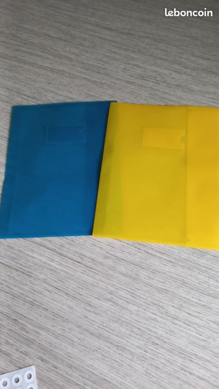 2 protèges pour petit cahier