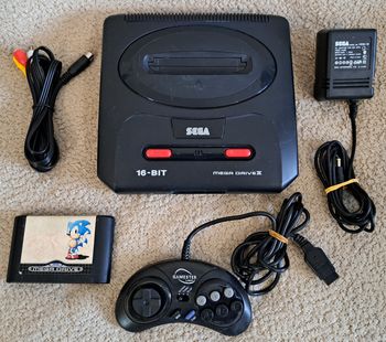 🎮 Console Sega Mega Drive II - Megadrive 2 - MD 2 avec jeu Sonic
