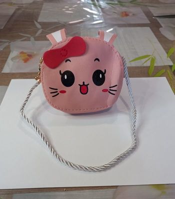 Porte monnaie fille chat kawaii