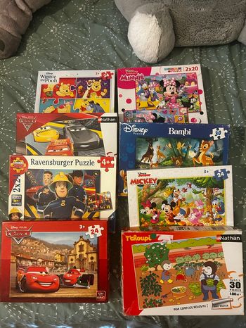 Lot puzzles enfant