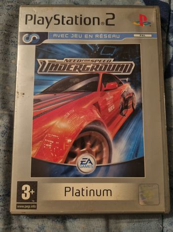 Jeu PS2 Need for Speed Underground
