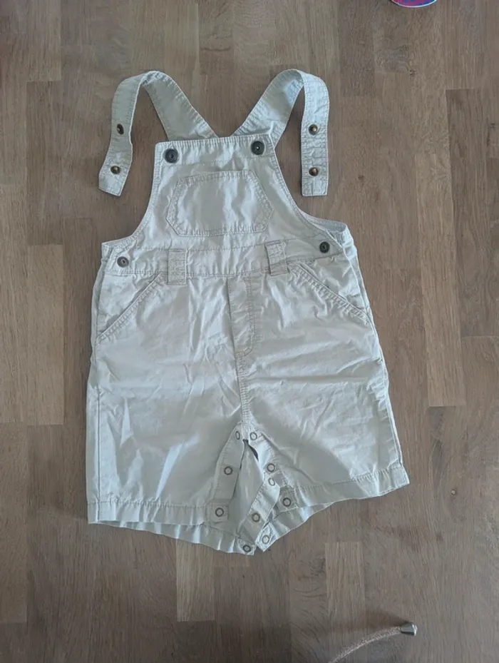 Salopette short jacadi