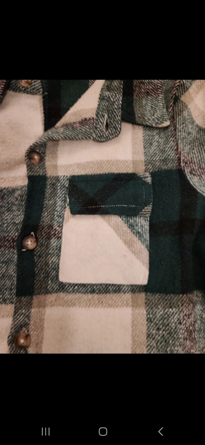 Veste chemise à carreaux - photo numéro 4
