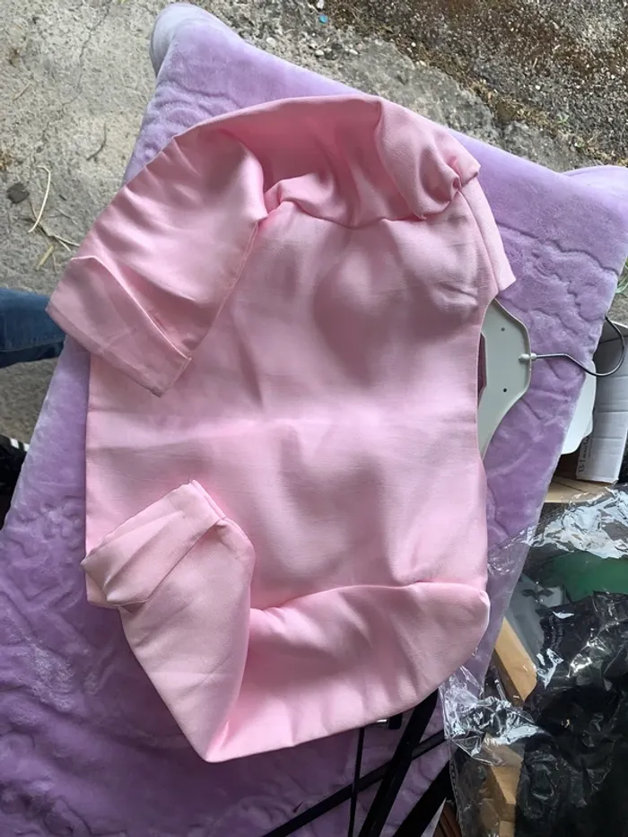 Veste cérémonie mariage rose taille 10 ans - photo numéro 2