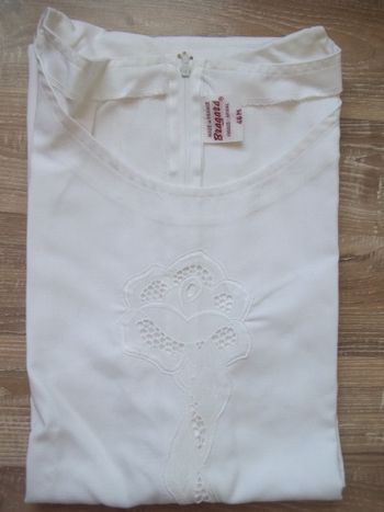 Blouse sans manche Bragard blanche 46M