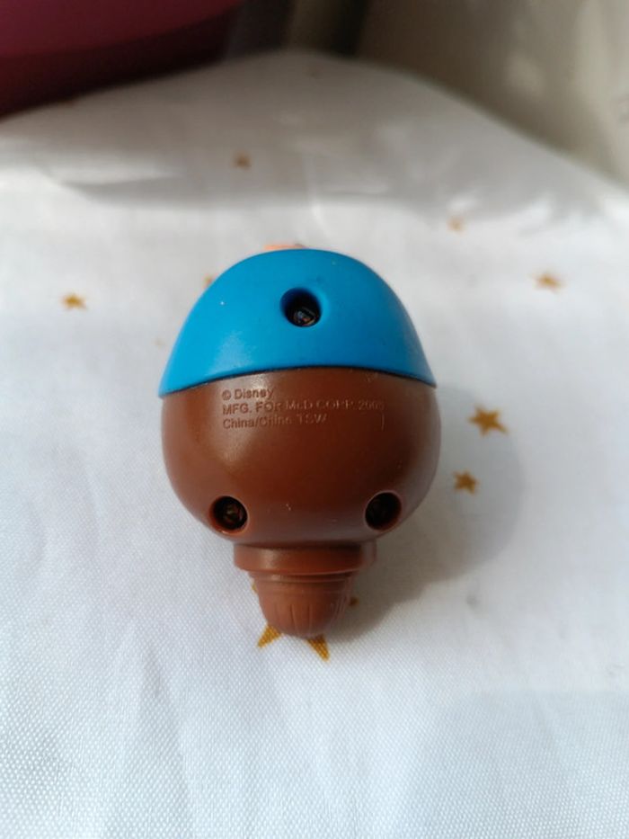 Disney McDo happy McDonald's Macdonald toupie cochon pig 2005 chicken little 2005 spiner - photo numéro 2