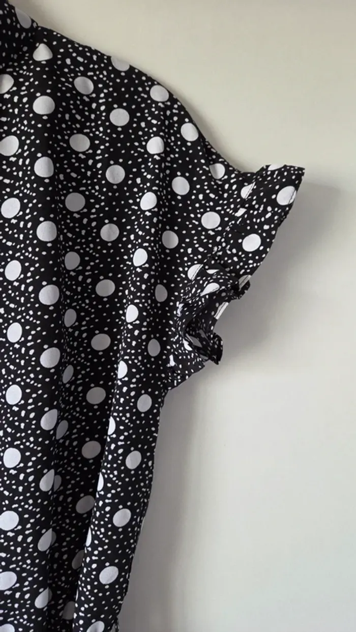 Combishort Noir et blanc de chez Cerise Blue en Taille S/36 - photo numéro 5