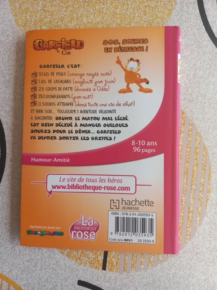 Livre bibliothèque rose Garfield et Cie tome 12 - photo numéro 2