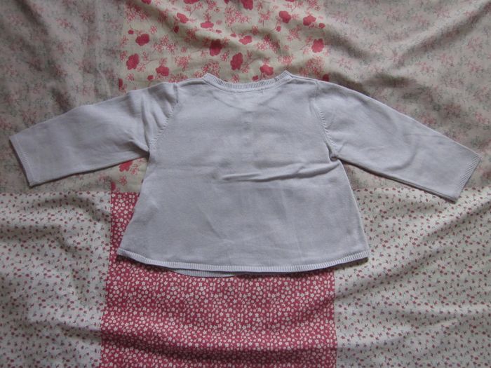 Gilet coton gris 12 mois - photo numéro 2