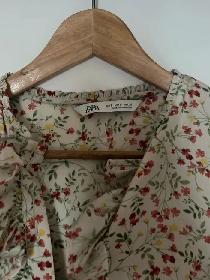 Robe chic champêtre Zara - taille s - neuve - photo numéro 3