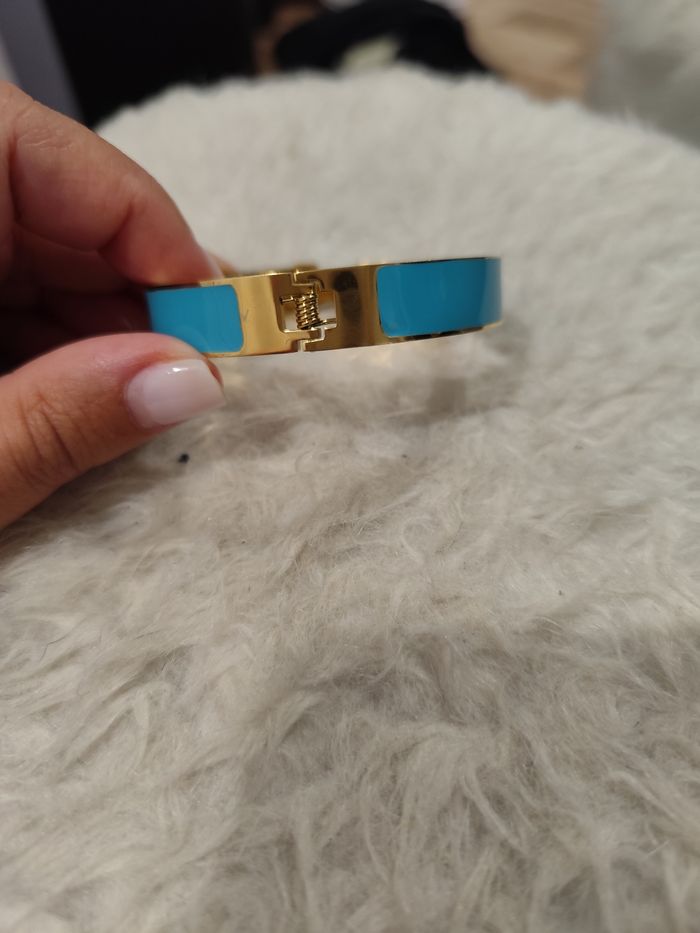 Jonc H turquoise - photo numéro 2