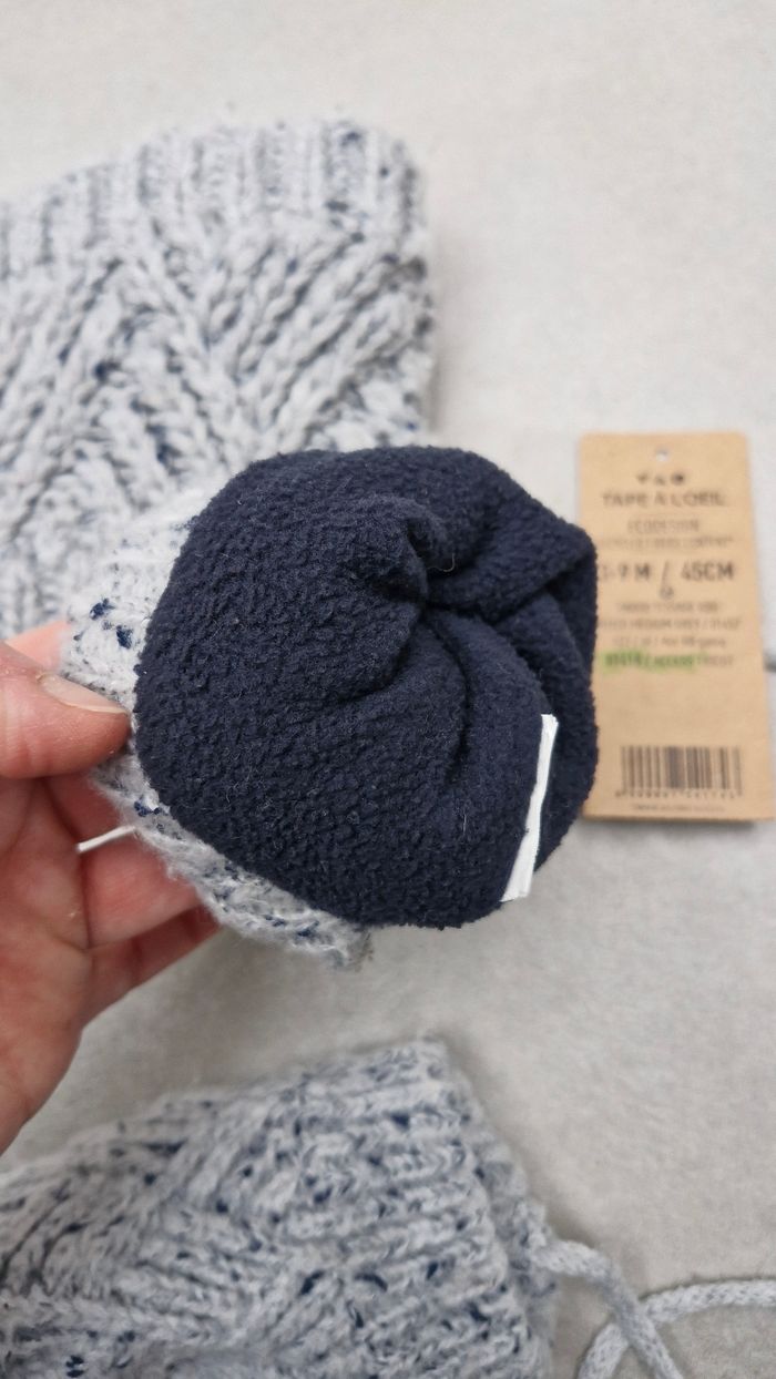 Moufles et snood gris moucheté Tape à L'œil 3/9 mois - photo numéro 3