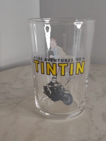 Verre a eau tintin