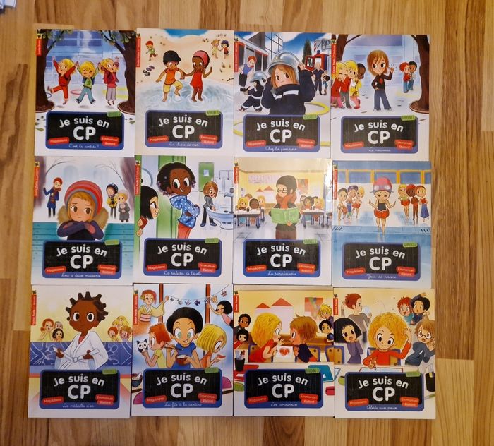 Lot de 12 livres je suis en cp