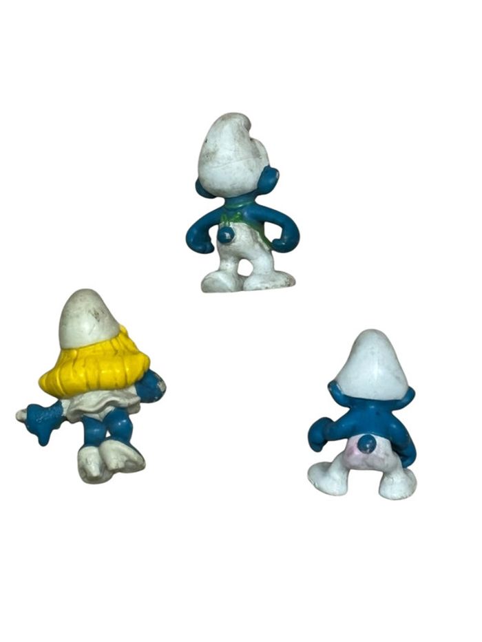 Lot de 3 figurines Schleich Les Schtroumpfs vintage - photo numéro 2