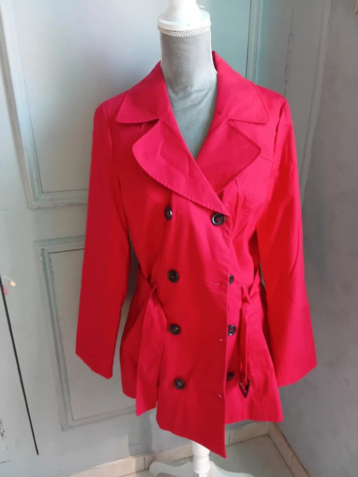 Trench rouge mim taille 42